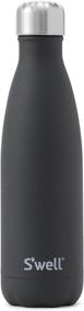 img 4 attached to 💧 Swell Onyx Stainless Steel Water Bottle, 17 Ounce