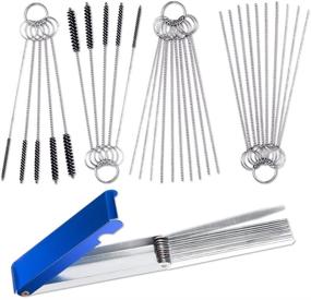 img 4 attached to 🧹 Optimized Cleaning Tool Kit: Set of 3 Carburetor Carbon Jet Cleaner, AIFUDA 13 Wire Torch Tip Cleaner Tool, and 2 pcs of 10 Needles 5 Brushes for ATV, Welder, and Motorcycle