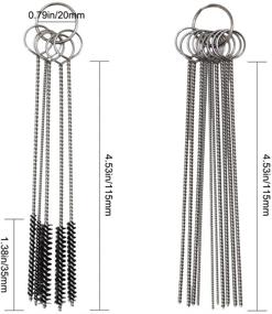 img 3 attached to 🧹 Optimized Cleaning Tool Kit: Set of 3 Carburetor Carbon Jet Cleaner, AIFUDA 13 Wire Torch Tip Cleaner Tool, and 2 pcs of 10 Needles 5 Brushes for ATV, Welder, and Motorcycle