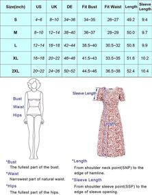 img 2 attached to Bohemian Dresses Casual Vintage Summer Women's Clothing