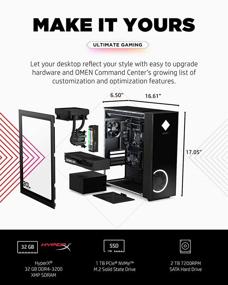 img 2 attached to OMEN 30L Gaming Desktop PC, RTX 3080 Graphics Card, Core 💻 i9-10900K Processor, 32GB RAM, 1TB SSD, 2TB HDD, Windows 10 Home (GT13-0093, 2020)