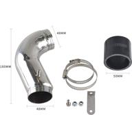 🔧 высокопроизводительный воздушный фильтр из нержавеющей стали air filter intake curve pipe air intake elbow для двигателя gy6 от nibbi логотип