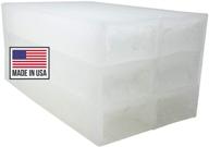 blended waxes, inc. - 1lb. block household paraffin 🕯️ wax for canning, candle making, metal preservation, waterproofing, and more logo