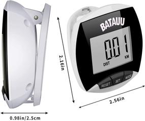 img 3 attached to BATAUU Best Pedometer: Effortlessly Track Steps and Burned Calories for Walking and Running