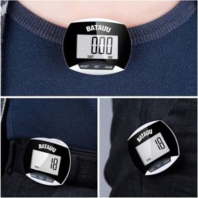 img 2 attached to BATAUU Best Pedometer: Effortlessly Track Steps and Burned Calories for Walking and Running