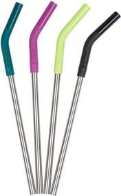 img 1 attached to Klean Kanteen 🥤 Pack of 4 Reusable Straws