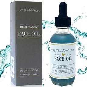 img 4 attached to 👩 Balancing Blue Tansy Face Oil – Skin Glowing Serum. Collagen Support for Anti Aging. Acne Fighting Dark Spot Corrector. Wrinkle & Pore Minimizer. Natural, Vegan Facial Moisturizer.