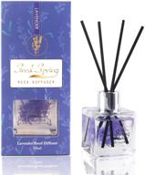 🌸 seed spring lavender reed diffuser set: enhancing sleep, mood, and interior décor with aromatherapy oil - ideal for home and office, perfect perfume and gift idea - 50ml/1.7 oz logo