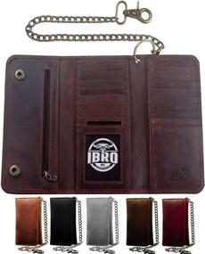 img 4 attached to Genuine Cowhide Aniline Men's Accessories for IBRO Motorcycles: High-Quality and Stylish Essentials