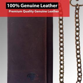 img 1 attached to Genuine Cowhide Aniline Men's Accessories for IBRO Motorcycles: High-Quality and Stylish Essentials