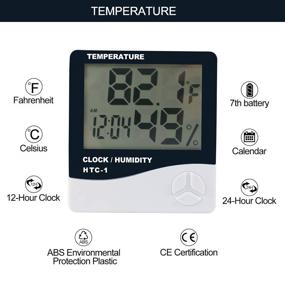 img 1 attached to Phlizon Humidity Monitor Термометр Temperature