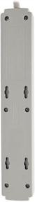 img 3 attached to Tripp Lite 120V Surge Protector Power Strip, 6 Outlets, 8ft Cord, 990 Joules, Gray, with Flat Plug