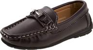 josmo casual driving toddler little boys' shoes ~ loafers logo
