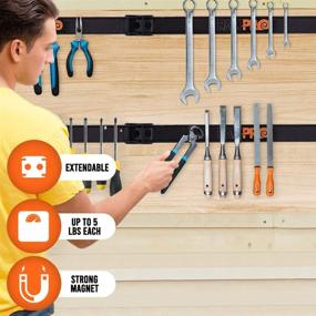 img 2 attached to 🛠️ Enhance Your Workshop Organization with Vanitek Heavy Duty Magnetic Organizer!