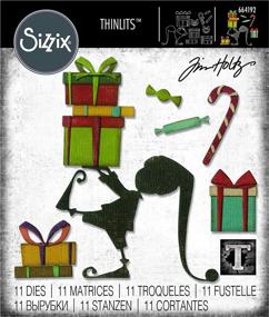 img 2 attached to 🎅 Sizzix Thinlits Die Set: Santa's Helper by Tim Holtz - 11 Pack, Multiple Sizes - Multicolor