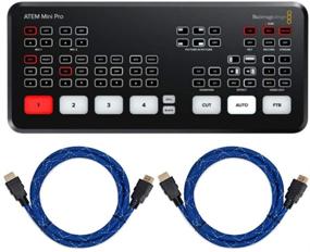 img 4 attached to 🔴 Чёрная Магия ATEM Mini Pro HDMI Live Stream Switcher Cпециальное Предложение! Включает 2X Knox Gear Нейлон-Плетеные 4K HDMI Кабели