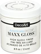 maxx gloss 8 oz acrylic paint - white china by deco art logo