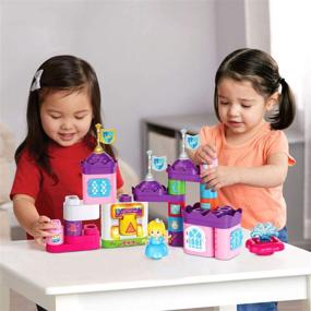 img 1 attached to Explore and Build with LeapFrog LeapBuilders Shapes Castle Multicolor