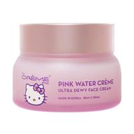 🌸 the crème shop x hello kitty pink water face cream: replenishing, moisturizing, and antioxidant-rich korean skin care moisturizer for fine lines, wrinkles, and a glowing complexion with hyaluronic acid and watermelon logo