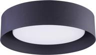 ⚫️ archiology flush mount ceiling light,15.7 inch opal white glass lampshade fixture, aluminium matte black for bedroom, dining room, kitchen, hallway, entry, foyer, black+black логотип