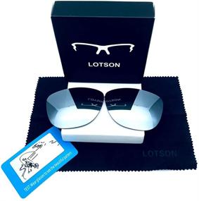 img 2 attached to Запасные серебряные поляризованные Frogskins от LOTSON