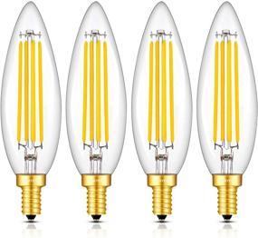 img 4 attached to 💡 OMAYKEY Lengthened Chandelier with Candelabra Equivalents