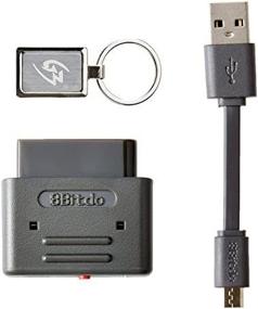 img 4 attached to 🎮 McBazel Wireless Gaming Retro Receiver for SNES SFC - PS3 Dualshock 3, PS4 Dualshock 4, Wiimote, Wii U Pro, Nintendo Switch Joy-Con & Pro Controller - Bluetooth + Keychain