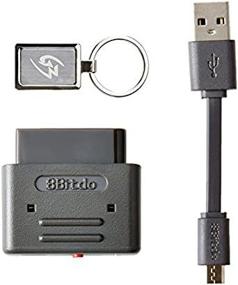 img 3 attached to 🎮 McBazel Wireless Gaming Retro Receiver for SNES SFC - PS3 Dualshock 3, PS4 Dualshock 4, Wiimote, Wii U Pro, Nintendo Switch Joy-Con & Pro Controller - Bluetooth + Keychain