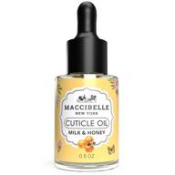 🍯 масло для кутикулы maccibelle с молоком и мёдом - 0.5 унции | восстанавливает сухие трещиноватые кутикулы логотип