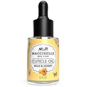 img 4 attached to 🍯 Масло для кутикулы Maccibelle с молоком и мёдом - 0.5 унции | Восстанавливает сухие трещиноватые кутикулы