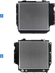 img 2 attached to DWVO Complete Radiator for Jeep TJ Wrangler 2.4L 2.5L 4.0L 4.2L V4 V6 - Durable and Compatible Replacement (DWRD1010)