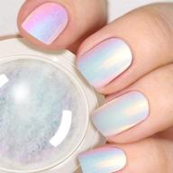 💅 prettydiva mermaid chrome nail powder - get mesmerizing iridescent nails with aurora chrome mica powder for opulent opal unicorn powders - chrome nail powder for vibrant rainbow manicure pigment #02 logo