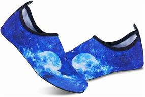 img 2 attached to 👟 UBFEN Water Shoes: Quick Dry Aqua Socks for Yoga, Swim, Surf, and More!