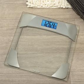 img 1 attached to 🔘 Enhanced Taylor Digital Bathroom Scale with Stainless Steel Design and Higher Capacity