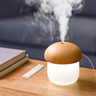 🍄 ourry small cute mushroom humidifier: portable mini usb with night light, essential oil diffuser, auto shut-off - perfect for car, desk, travel, office, bedroom logo