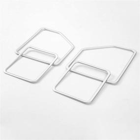 img 2 attached to Car Door Loudspeaker Speaker Decoration Frame Cover Trim For Ford F150 2015 2016 2017 (Silver)