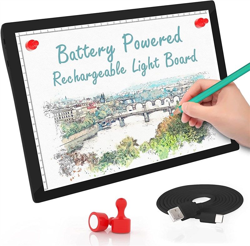 rechargeable comzler sketching animation brightness logo