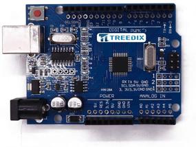 img 3 attached to 🔧 Treedix 2-пакет ATmega328P CH340 плата разработки - Arduino UNO R3 Совместимый набор, идеальный для начинающих