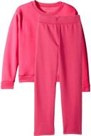 👕 hanes girls sweatshirt and fleece sweatpant set - affordable value pack for girls logo