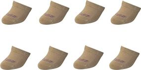 img 1 attached to 🧦 ZeroSock Women's Bamboo Toe Capper Socks With Grip - Set of 4 Pairs