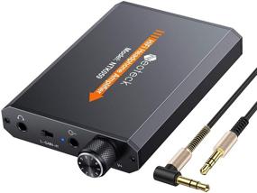 img 4 attached to Усилитель для наушников Neoteck HiFi с двухуровневым переключателем усиления, портативное алюминиевое матовое покрытие для наушников 3.5 мм.