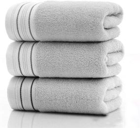 img 4 attached to Hsxfl Cotton Absorbent Towels Outdoor