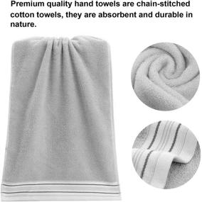 img 2 attached to Hsxfl Cotton Absorbent Towels Outdoor