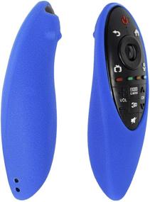 img 3 attached to Чехол из силикона HUAYU для пульта ДУ LG AN-MR500G Magic Remote, гибкий, ударопрочный, мыющийся держатель для LG 3D Smart TV Magic Remote (синий)