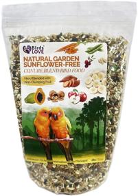 img 4 attached to 🐦 All Natural Garden Blend Bird Food for Conures - Sunflower Free 2lb: The Perfect Choice for Birds