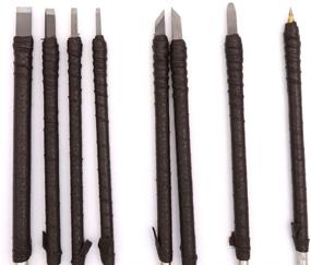 img 4 attached to 🔪 Tungsten Portable Leather Carving Chisels