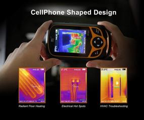 img 3 attached to 📸 HT-A1 220 x 160 Pocket-Sized Thermal Imaging Camera: Real-Time Infrared Imaging with Mini IR Thermal Imager, Hti-Xintai