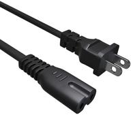 🔌 ul listed 6ft ac сетевой кабель для hp officejet pro 4650 6978 8035 8025 8600 9015 8710 4630 8028 8020 8720 8710 9025 8610 5212 5255 - совместимый 2-х штырьковый заменитель логотип