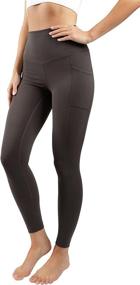 img 2 attached to 🛍️ Shop the Ultimate Comfort: 90 Degree By Reflex Super High Waist Elastic Free Ankle Legging with Side Pocket!