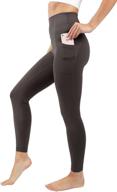 🛍️ shop the ultimate comfort: 90 degree by reflex super high waist elastic free ankle legging with side pocket! logo